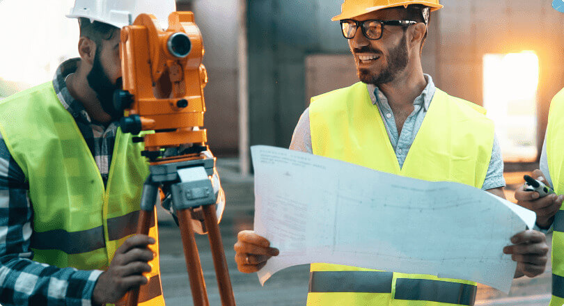 Construction and industrial service illustration