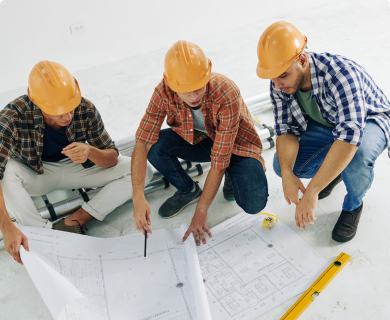 Construction and industrial service illustration