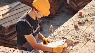 Construction and industrial service illustration