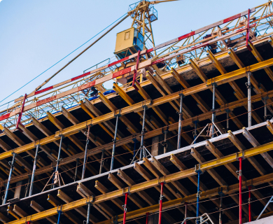 Construction and industrial service illustration